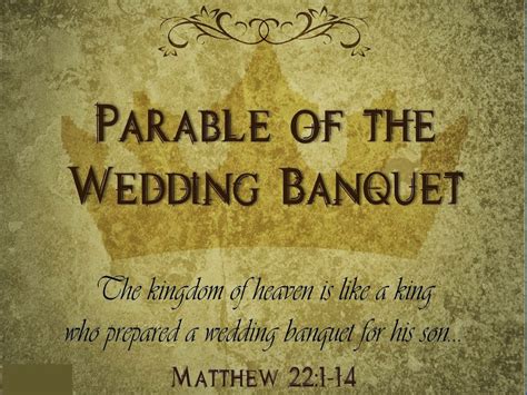 Wedding Banquet Bible Meaning at Zoe Nanya blog
