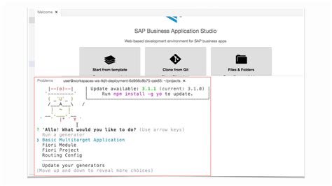 SAP Business Application Studio Tutorial 的图像结果