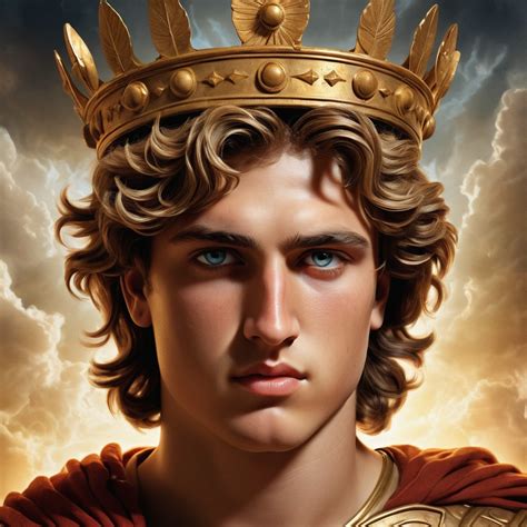 Young Alexander the Great's Divine Portrait | Stable Diffusion Online