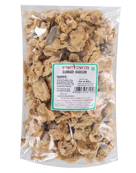 Ash Gourd Vadi / Rachana Gummadi Vadium, 200 Grams : Amazon.in: Grocery ...