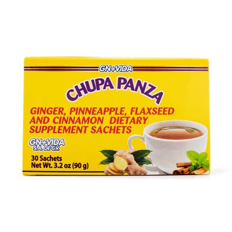 Get Chupa Panza Tea, Dietary Supplement with Ginger, Pineapple ...