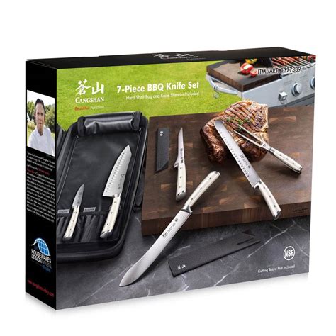 Cangshan S1 Series White 7-piece BBQ Knife Set