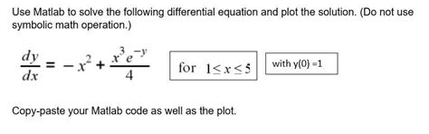 Image result for MATLAB Differential Equation Plot