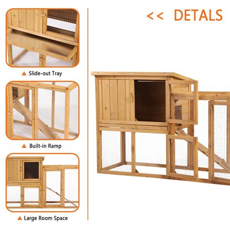 Buy LVUYOYO Outdoor Storage Shed - Wood Garden Storage Cabinet ...
