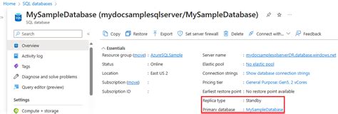 Image result for Azure SQL DB Replica