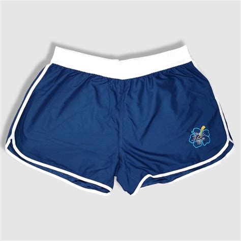 Women's Shorts/ Swim Trunks - Hawaii - Navy Blue/Teal | Swim shorts ...