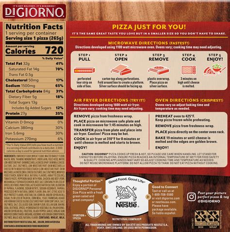 Digiorno Pizza Cooking Instructions