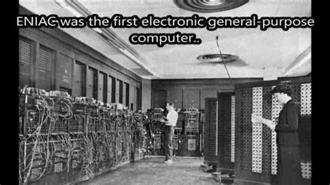 世界上第一台电子计算机诞生于哪一年 - 匠子生活