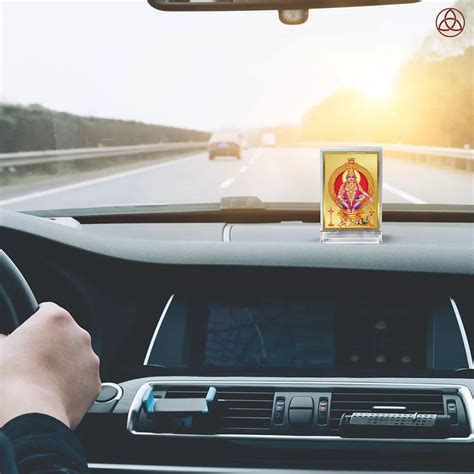 Lord Ayyappan | Hariharan For Car Dashboard Frame in 24K Gold Plated F ...