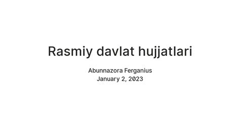 Rasmiy davlat hujjatlari — Teletype