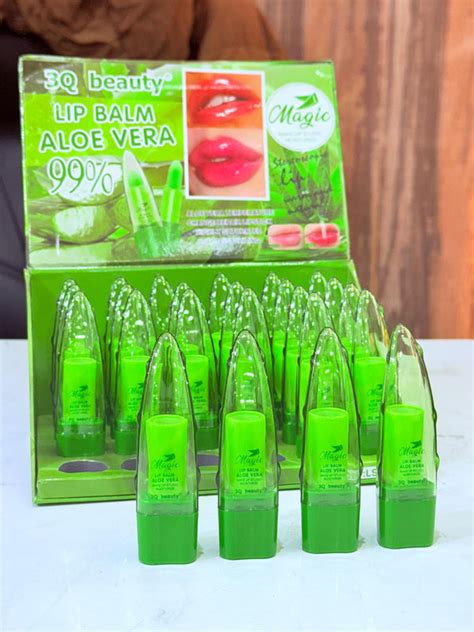Aloe Vera Lip Balm 24pc Pack Wholesale – Sagansinghmakeup