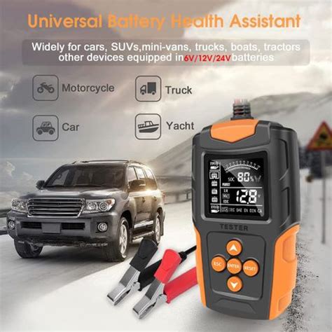 Verilux Digital Battery Tester LCD BM550 6V 12V 24V Analyzer Digital ...