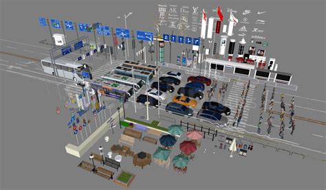 6589. Free Sketchup City 3D Models Download