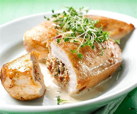 recette blanc de poulet farci pour noel