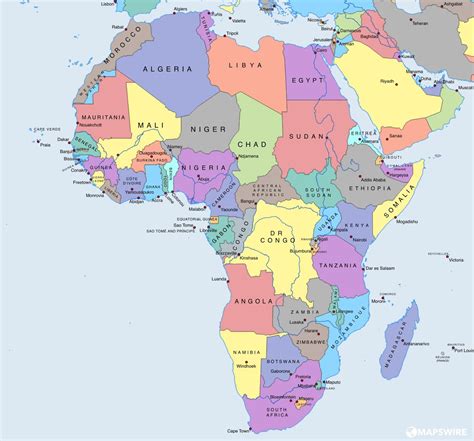 MAPAS: Continente Africano