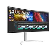 LG 95.29 cm (38) Curved UltraWide QHD IPS HDR Monitor with USB Type-C ...