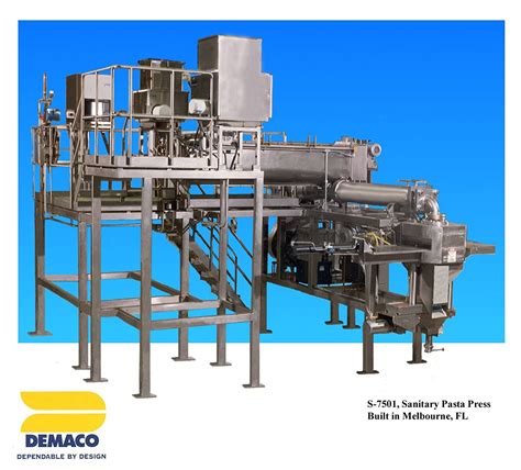 Buy Demaco Extruder S-7501 Sanitary USDA Pasta Machine 3,700 Lb/hr ...