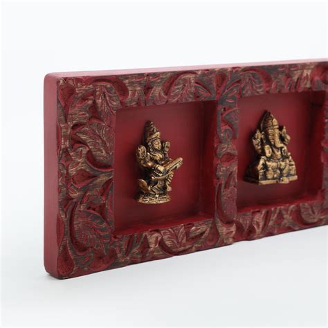 Buy Chisel Wooden Wall Accent with Figurines from Home Centre at just ...