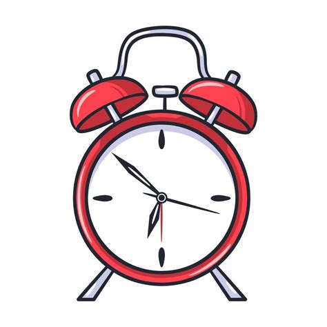 Classic ringing alarm clock illustration 11133835 Vector Art at Vecteezy