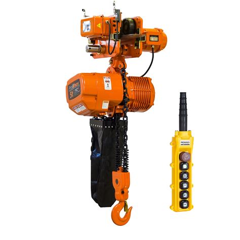 Buy Prowinch 5 Ton Electric Chain Hoist with Electric Trolley 30ft ...
