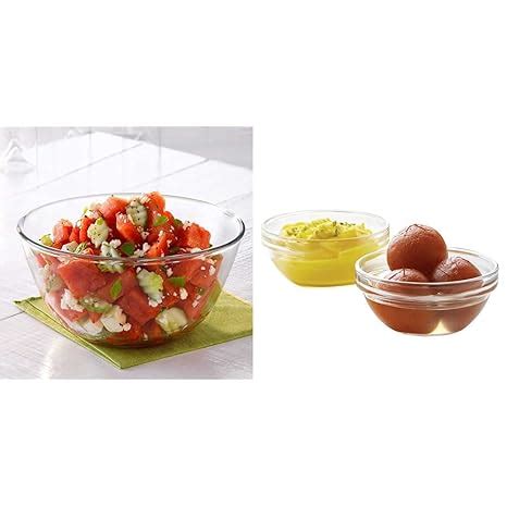Buy Borosil Glass Mixing & Serving Bowl, Oven & Microwave Safe Bowl ...