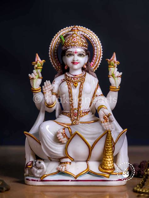 Laxmi Maa 11" | Swiss White (Imported) – Tilak Stone Arts India