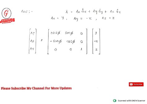 Ise 1 EMF - electromagnetic field notes - G A Ax ax Ay dy Az az ...