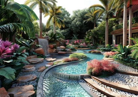 Pool Garden Design 的图像结果