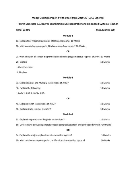 4th Sem MES QP SET 2 - Model Question Paper-2 with effect from 2019-20 ...