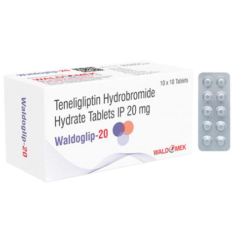 Waldoglip-20 Tablets Gelmek Healthcare Pvt. Ltd