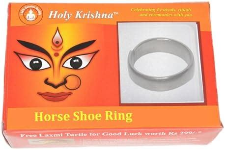 Buy Krisah Iron Shani Dosh Niwaran Ring (Black) For Unisex Adult at ...