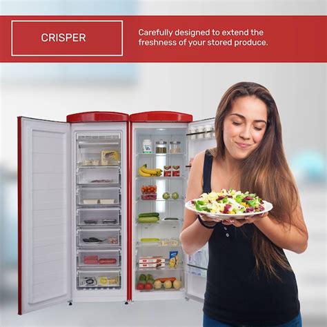 ConServ 19.42-cu ft Counter-depth Side-by-Side Refrigerator (Red ...