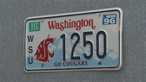 WA lawmakers weigh new license plates, rules | FOX 13 Seattle