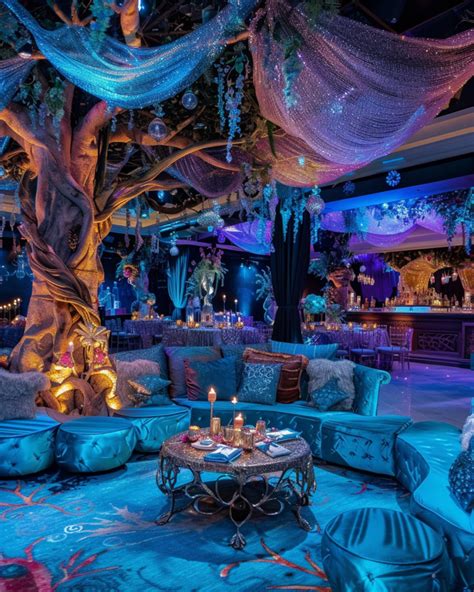 Glam Mermaid Party Ideas with Sparkly Decor and Undersea Vibes