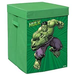 Kuber Industries Marvel Hulk Print Foldable Laundry Basket|Clothes ...