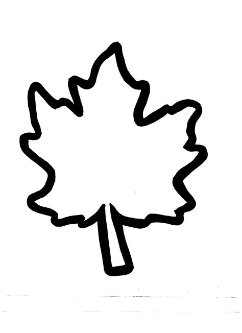 Fall Leaf Template