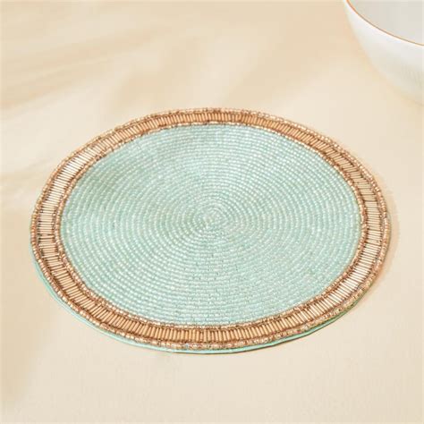 Buy Hello Spring Glass Beaded Trivet from Home Centre at just INR 399.0