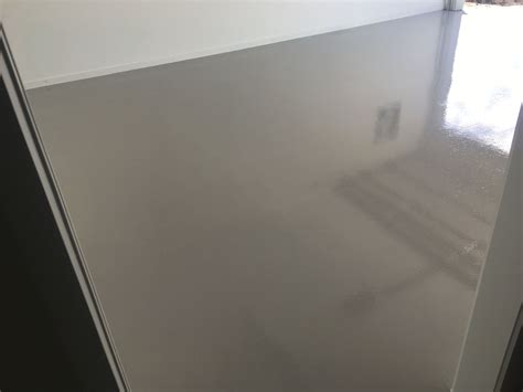 Grey Epoxy Floor Coating for a Modern Home in Palmview