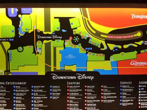 Map Of Downtown Disney Anaheim