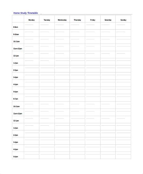 DIY Study Timetable 的图像结果