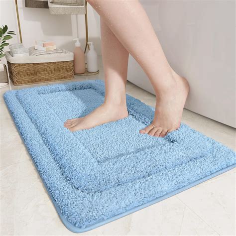 Color&Geometry Ultra Thick Plush Bathroom Rugs- Super Absorbent, Non ...