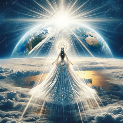 Bride Jesus Christ Raptured Above Earth AI-generated image 2412793335 ...