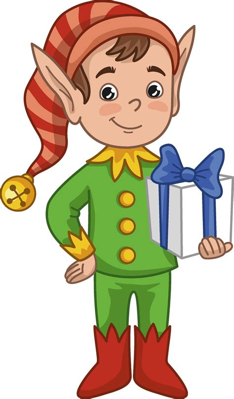 Funny Elf Clipart