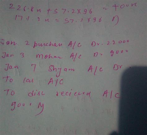 Started business with cash rupees 80000 cash paid into Bank rupees ...