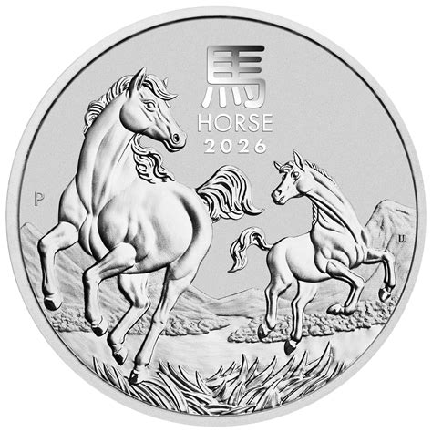 2026 Horse 1oz Silver Bullion Coin