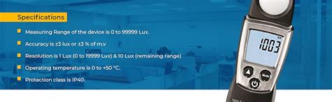 Same Day Dispatch Pocket Sized Digital Lux Meter (Range: 0 to 99999 Lux ...