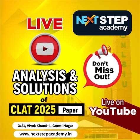 CLAT 2025 Analysis: Live Telecast, Solutions & Score Prediction | Next Step