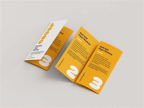 6 Free Premium Tri-Fold Brochure Mockup PSD Files PsFiles