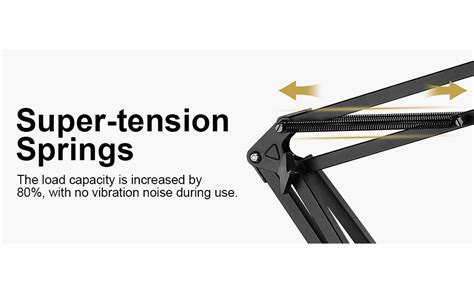 Microphone Stand Extension Arm, TONOR Studio Suspension Scissor Boom ...