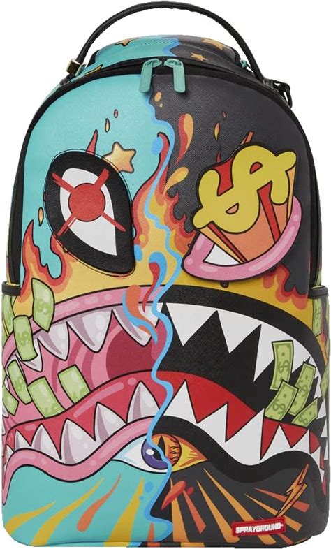 Buy SPRAYGROUND BACKPACK DAZED & SHARK 2.0 WITH REMOVABLE EYE PATCHES ...